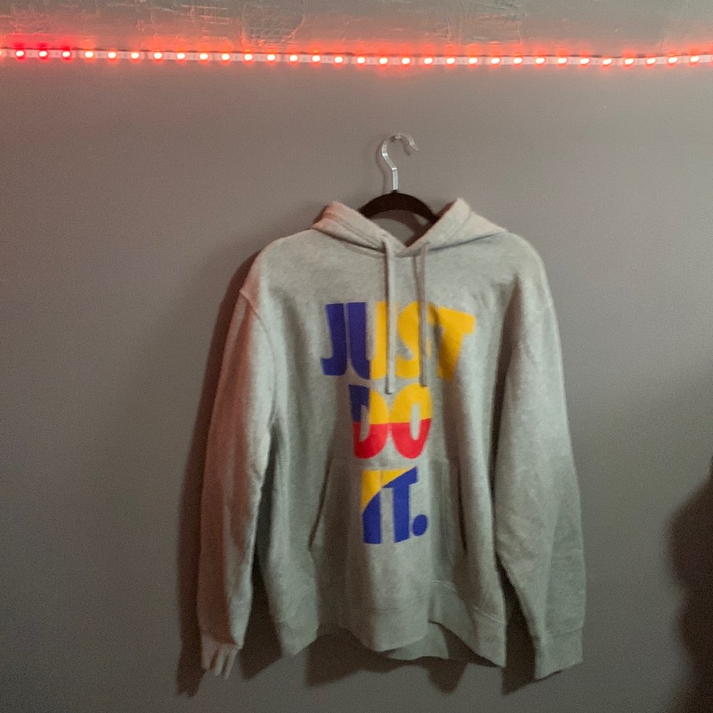 Grey Nike “Just Do It” Hoodie| XL| Men